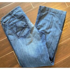 Ariat Men's Denim Jeans 34xL Blue Straight Leg Western Workwear